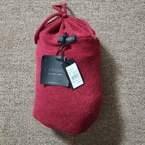 E Marie Travel Blanket/Pillow/Scarf/Wrap Heather Crimson